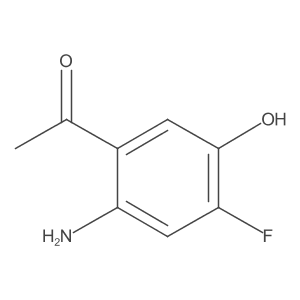 1-(2-Amino-4-fluoro-5-hydroxyphenyl)ethanone结构式