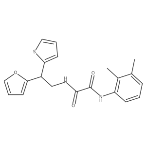 N'-(2,3-dimethylphenyl)-N-[2-(furan-2-yl)-2-(thiophen-2-yl)ethyl]ethanediamide Structure