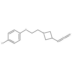 3-Azido-1-(2-(4-fluorophenoxy)ethyl)azetidine Structure