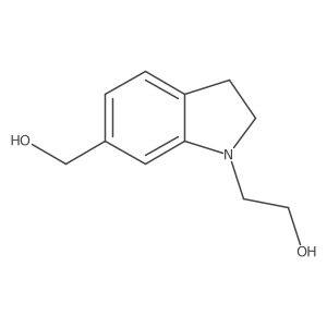 2-(6-(Hydroxymethyl)indolin-1-yl)ethan-1-ol Structure