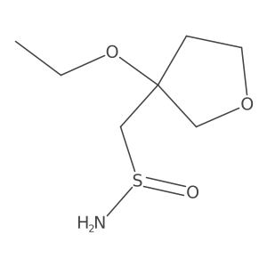 (3-Ethoxyoxolan-3-yl)methanesulfinamide结构式