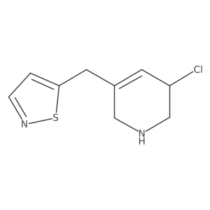 3-Chloro-5-[(1,2-thiazol-5-yl)methyl]-1,2,3,6-tetrahydropyridine Structure