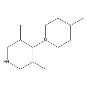 3,5-Dimethyl-4-(4-methylpiperidin-1-yl)piperidine Structure
