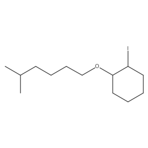 1-Iodo-2-[(5-methylhexyl)oxy]cyclohexane Structure