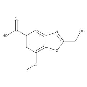 2-(Hydroxymethyl)-7-methoxy-1,3-benzoxazole-5-carboxylic acid结构式