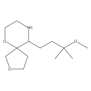 10-(3-Methoxy-3-methylbutyl)-2,6-dioxa-9-azaspiro[4.5]decane Structure