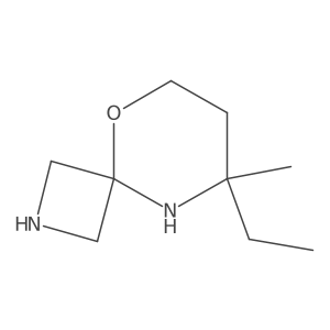 8-Ethyl-8-methyl-5-oxa-2,9-diazaspiro[3.5]nonane Structure