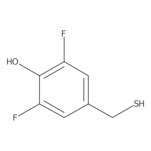 2,6-Difluoro-4-(sulfanylmethyl)phenol结构式