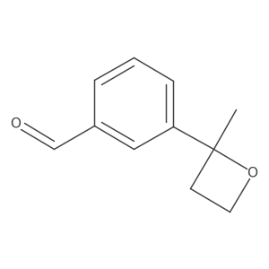 3-(2-Methyloxetan-2-yl)benzaldehyde Structure