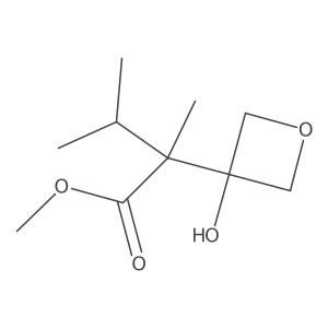Methyl 2-(3-hydroxyoxetan-3-yl)-2,3-dimethylbutanoate结构式