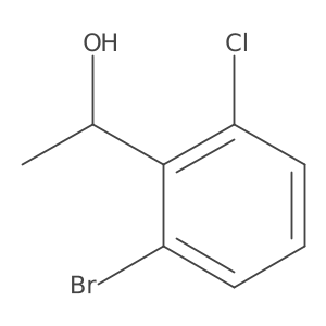 (1S)-1-(2-bromo-6-chlorophenyl)ethan-1-ol结构式