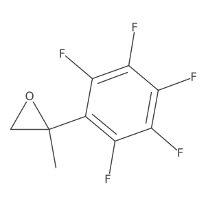2-Methyl-2-(pentafluorophenyl)oxirane结构式