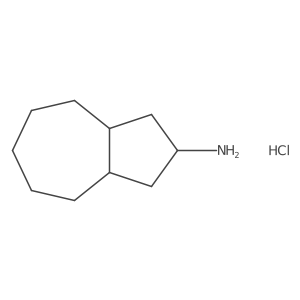 Decahydroazulen-2-amine hydrochloride结构式