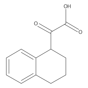 2-Oxo-2-(1,2,3,4-tetrahydronaphthalen-1-yl)acetic acid Structure