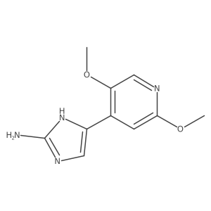 5-(2,5-dimethoxypyridin-4-yl)-1H-imidazol-2-amine Structure
