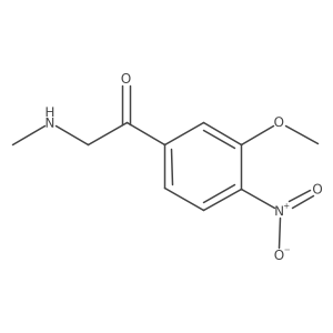 1-(3-Methoxy-4-nitrophenyl)-2-(methylamino)ethan-1-one Structure
