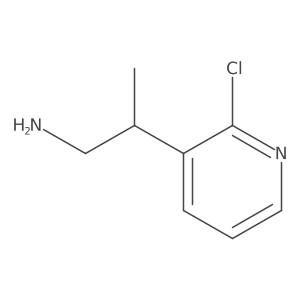 2-(2-Chloropyridin-3-yl)propan-1-amine结构式