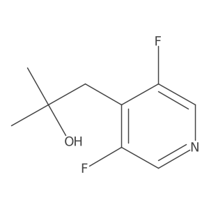1-(3,5-Difluoropyridin-4-yl)-2-methylpropan-2-ol Structure