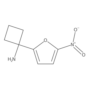 1-(5-Nitrofuran-2-yl)cyclobutan-1-amine Structure