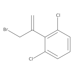 2-(3-Bromoprop-1-en-2-yl)-1,3-dichlorobenzene结构式