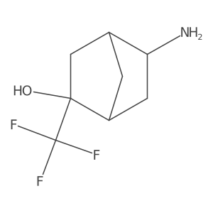 5-Amino-2-(trifluoromethyl)bicyclo[2.2.1]heptan-2-ol Structure