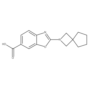 2-(2-Azaspiro[3.4]oct-2-yl)-6-benzoxazolecarboxylic acid Structure
