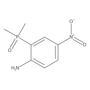(2-Amino-5-nitrophenyl)dimethylphosphine oxide结构式