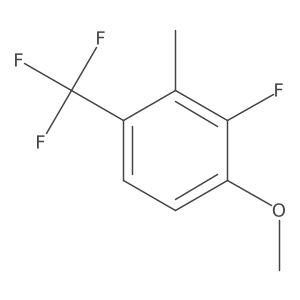 2-Fluoro-1-methoxy-3-methyl-4-(trifluoromethyl)benzene Structure