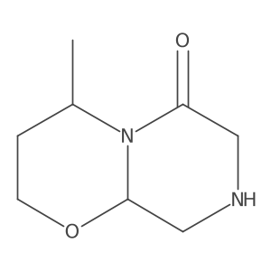 (4R,9AS)-4-methylhexahydro-2H,6H-pyrazino[2,1-b][1,3]oxazin-6-one Structure