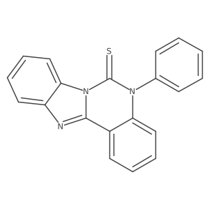 5-Phenylbenzimidazo[1,2-c]quinazoline-6(5H)-thione结构式