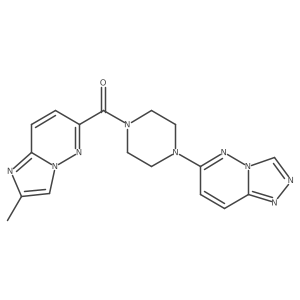 1-{2-Methylimidazo[1,2-b]pyridazine-6-carbonyl}-4-{[1,2,4]triazolo[4,3-b]pyridazin-6-yl}piperazine Structure