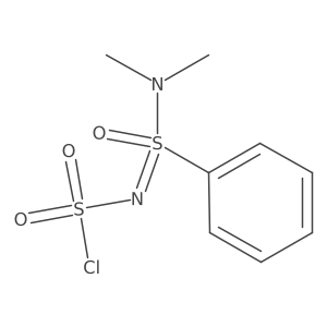 N-{[(chlorosulfonyl)imino](oxo)phenyl-lambda6-sulfanyl}-N-methylmethanamine Structure