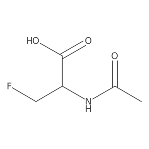 2-Acetamido-3-fluoropropanoic acid结构式