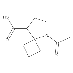 5-acetyl-5-azaspiro[3.4]octane-8-carboxylic acid Structure