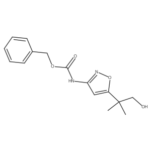 benzyl N-[5-(1-hydroxy-2-methylpropan-2-yl)-1,2-oxazol-3-yl]carbamate Structure