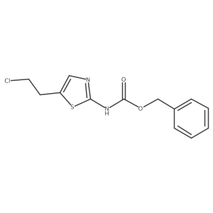 benzyl N-[5-(2-chloroethyl)-1,3-thiazol-2-yl]carbamate Structure