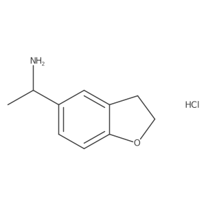 5-Benzofuranmethanamine, 2,3-dihydro-alpha-methyl-, (alphaR)-结构式