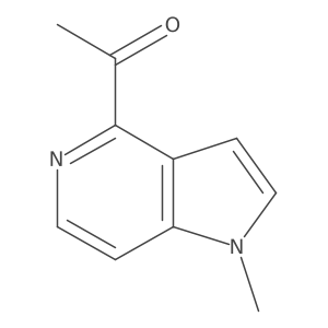 1-(1-Methyl-1H-pyrrolo[3,2-c]pyridin-4-yl)ethan-1-one结构式