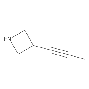 3-(Prop-1-yn-1-yl)azetidine结构式