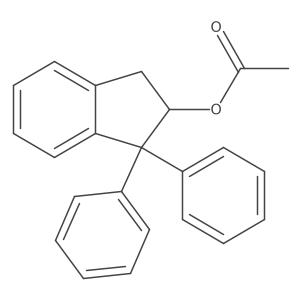 Acetoxydiphenylindane Structure
