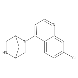 7-Chloro-4-(2,5-diazanorborn-2-yl)quinoline结构式