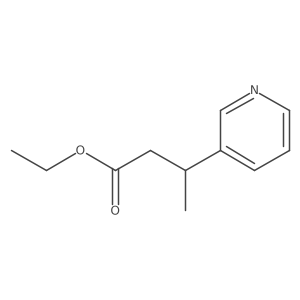 Ethyl 3-(pyridin-3-yl)butanoate结构式