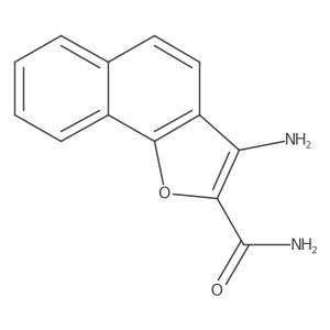 3-Aminonaphtho[1,2-b]furan-2-carboxamide结构式