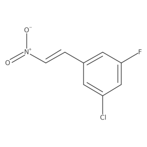 1-Chloro-3-fluoro-5-((E)-2-nitrovinyl)-benzene结构式