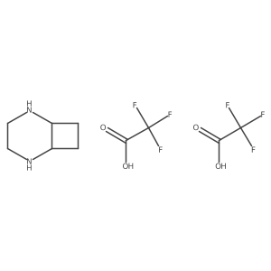 2,5-Diazabicyclo[4.2.0]octanebis(2,2,2-trifluoroacetate)结构式