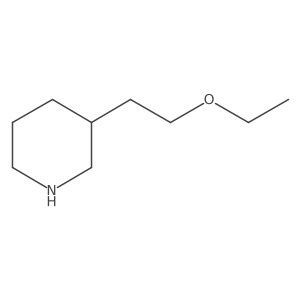3-(2-Ethoxyethyl)piperidine结构式