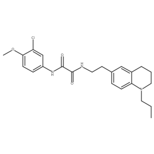 N1-(3-chloro-4-methoxyphenyl)-N2-(2-(1-propyl-1,2,3,4-tetrahydroquinolin-6-yl)ethyl)oxalamide Structure