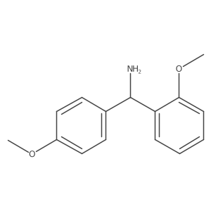 (2-Methoxyphenyl)(4-methoxyphenyl)methanamine Structure
