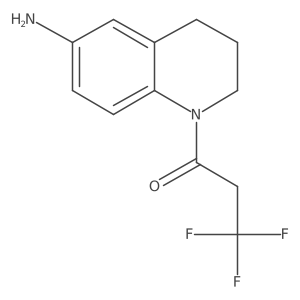 1-(6-Amino-3,4-dihydro-1(2H)-quinolinyl)-3,3,3-trifluoro-1-propanone Structure