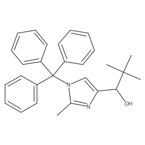 2,2-dimethyl-1-(2-methyl-1-trityl-1H-imidazol-4-yl)propan-1-ol Structure